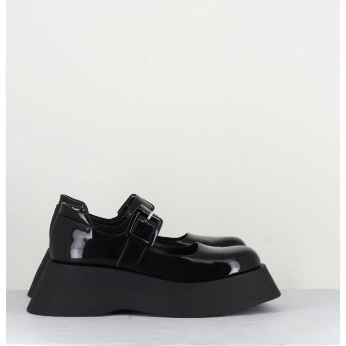 Chaussures | Plateformes^GARRICE LAB 90s babies à plateforme en cuir vernis - CORA VERNICE NERO NOIR