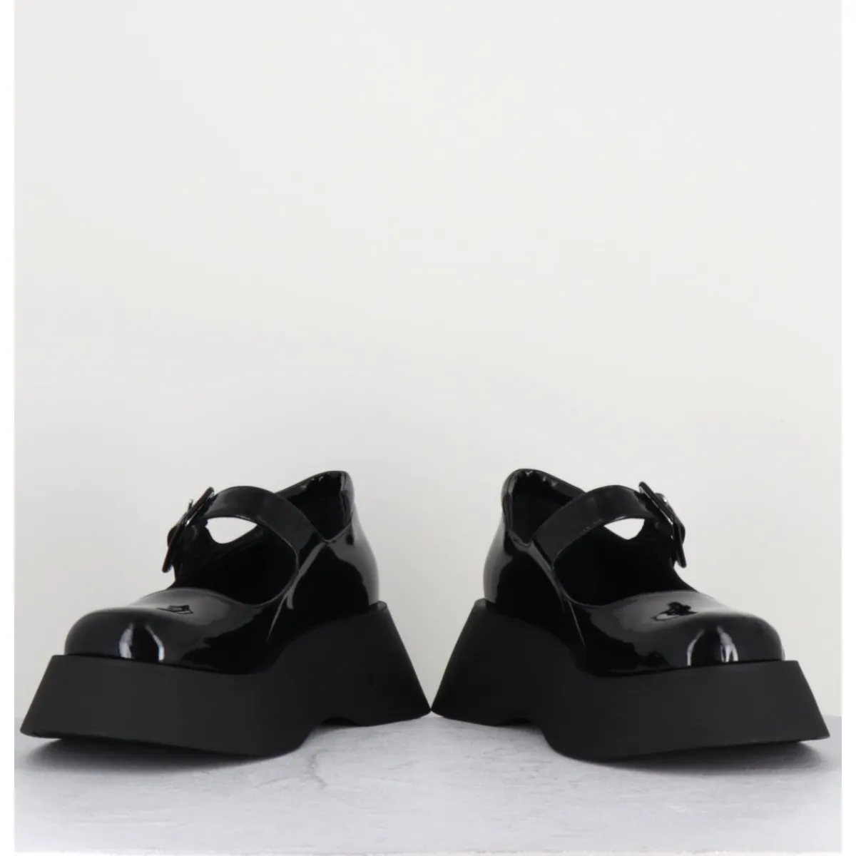 Chaussures | Plateformes^GARRICE LAB 90s babies à plateforme en cuir vernis - CORA VERNICE NERO NOIR