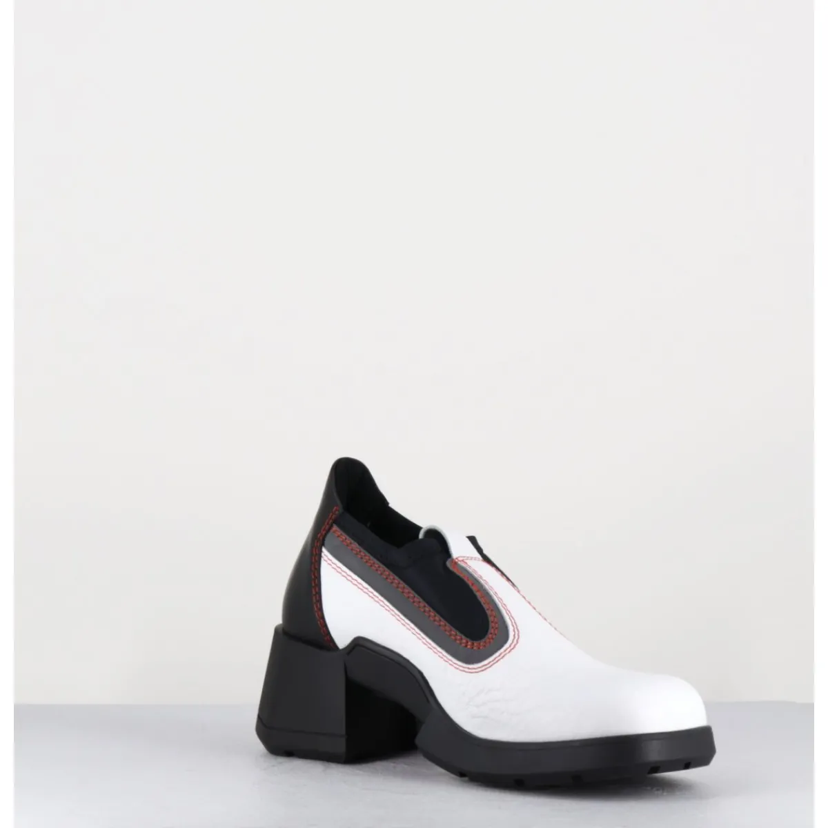 Boots | Chaussures^E8 BY MIISTA 90s futuristic shoes cuir & lycra - KUDA WHITE BOOTS BLANC