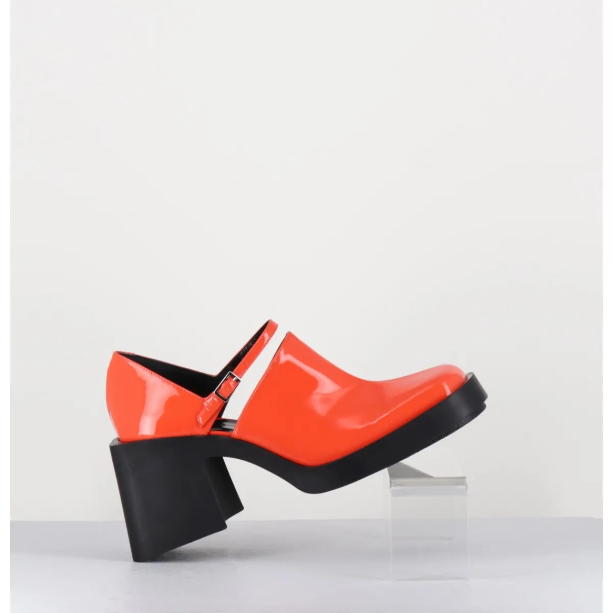 Chaussures^JUSTINE CLENQUET 90s Mary-Jane en cuir vernis - KIM PATENT ORANGE