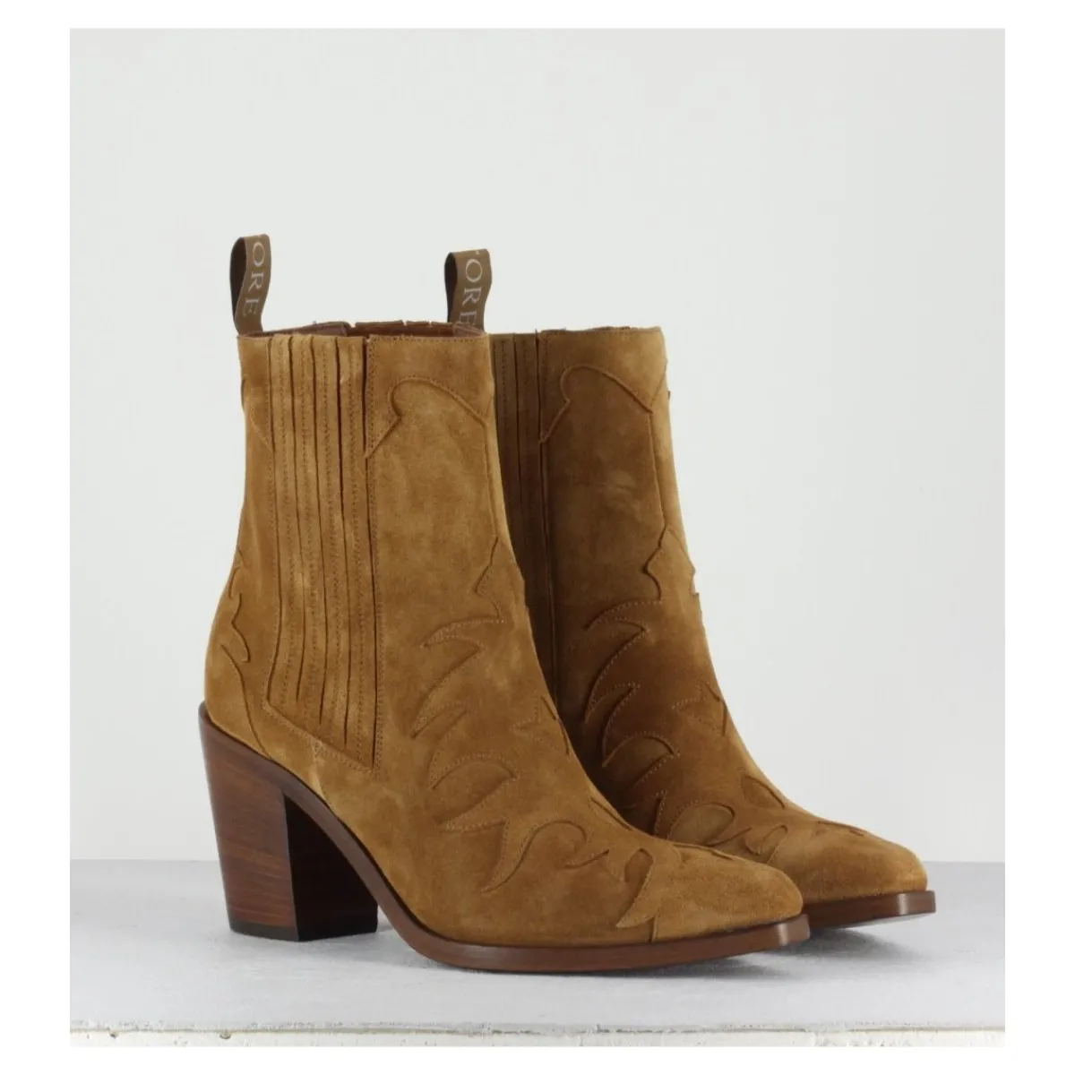 Boots | Santiags^SARTORE Santiag en daim - SR3265 CAMEL