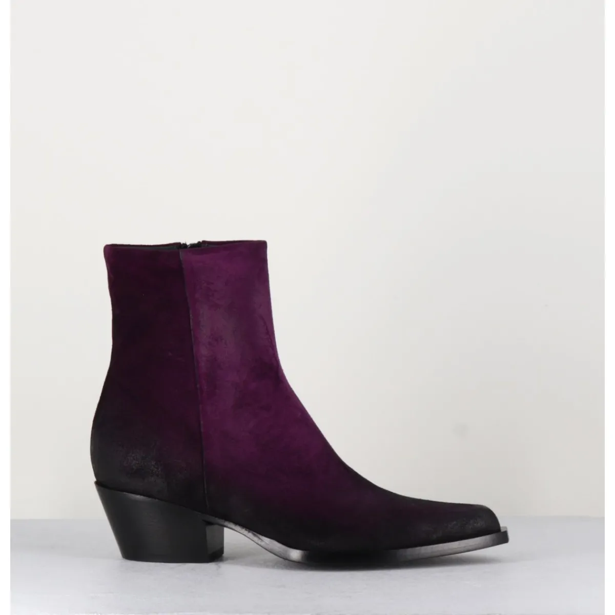 Boots | Santiags^GARRICE LAB Santiags en daim - SEBER CHELIN VIOLA VIOLET