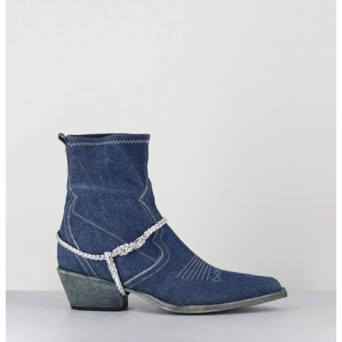 Boots | Santiags^GARRICE LAB Santiags en jean - TALO LAVATO JEANS