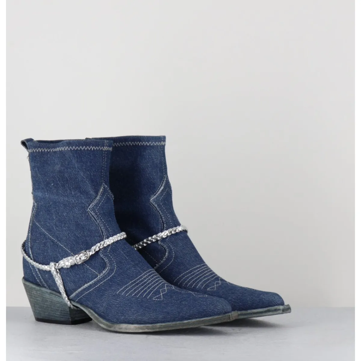 Boots | Santiags^GARRICE LAB Santiags en jean - TALO LAVATO JEANS