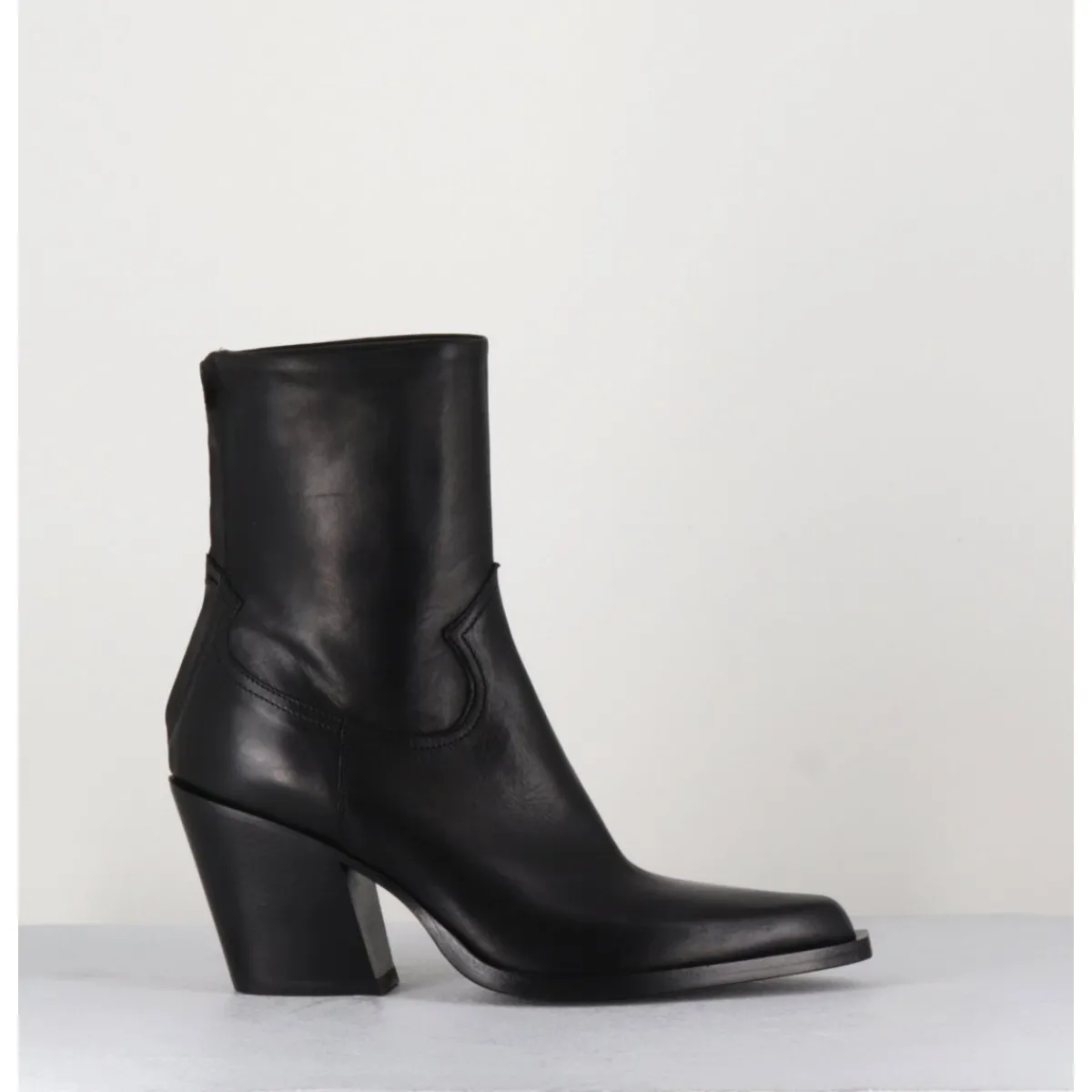 Boots | Santiags^GARRICE LAB Santiags talon haut en cuir souple - DESI24 FULAR NERO NOIR