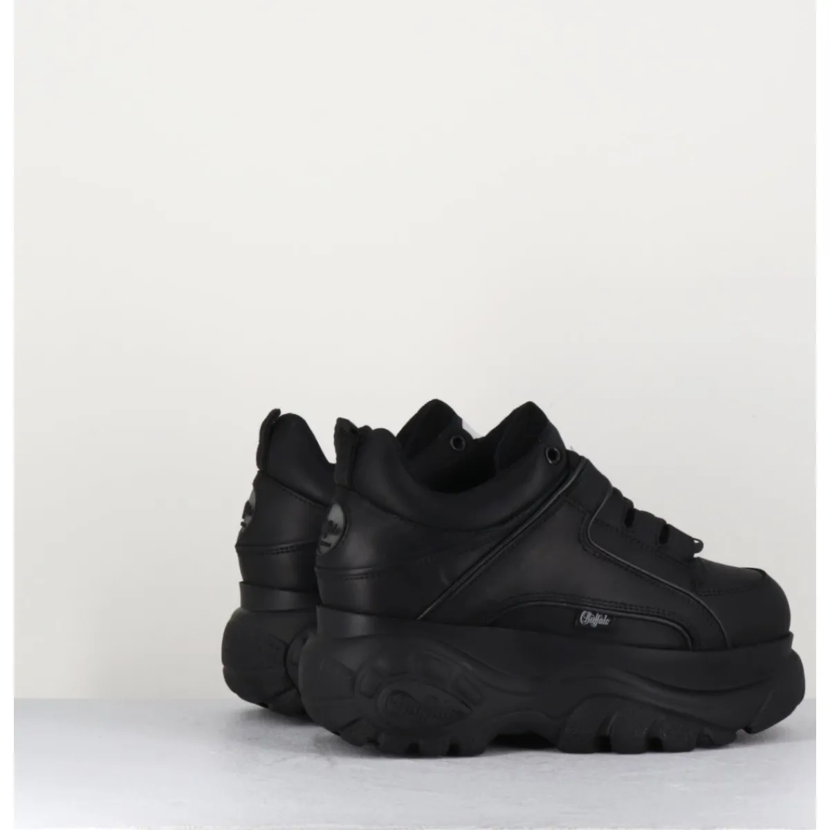 Sneakers^BUFFALO LONDON Sneakers en cuir à plateforme Buffalo Original - 1339N BLACK NOIR