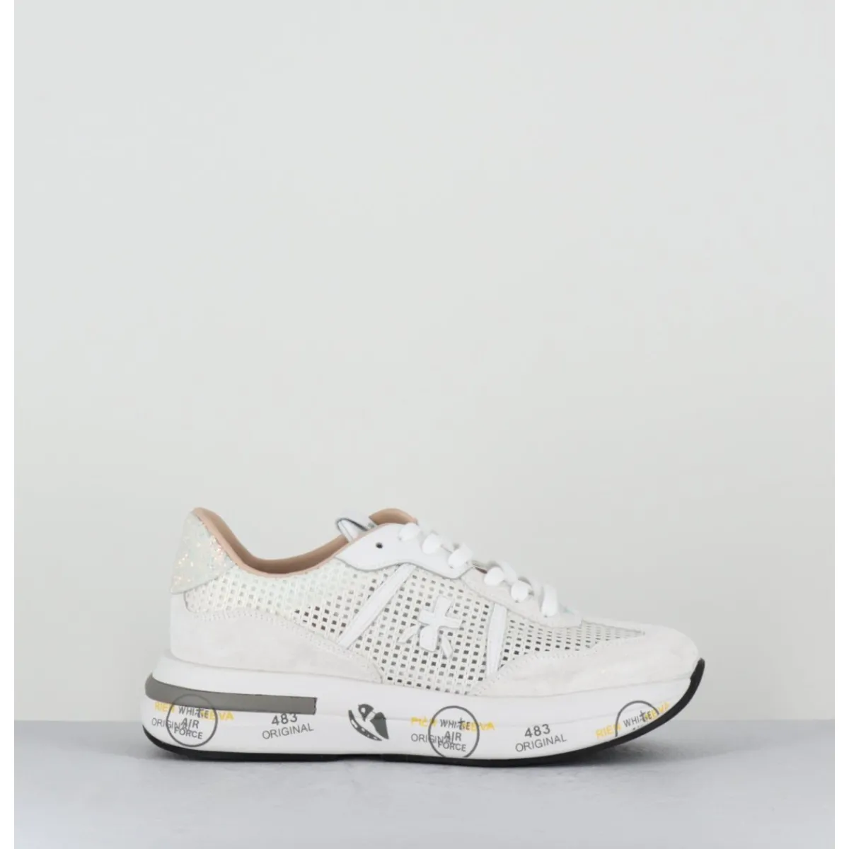 Sneakers^PREMIATA Sneakers ultra légère ajourée hes - CASSIE 6341 BLANC