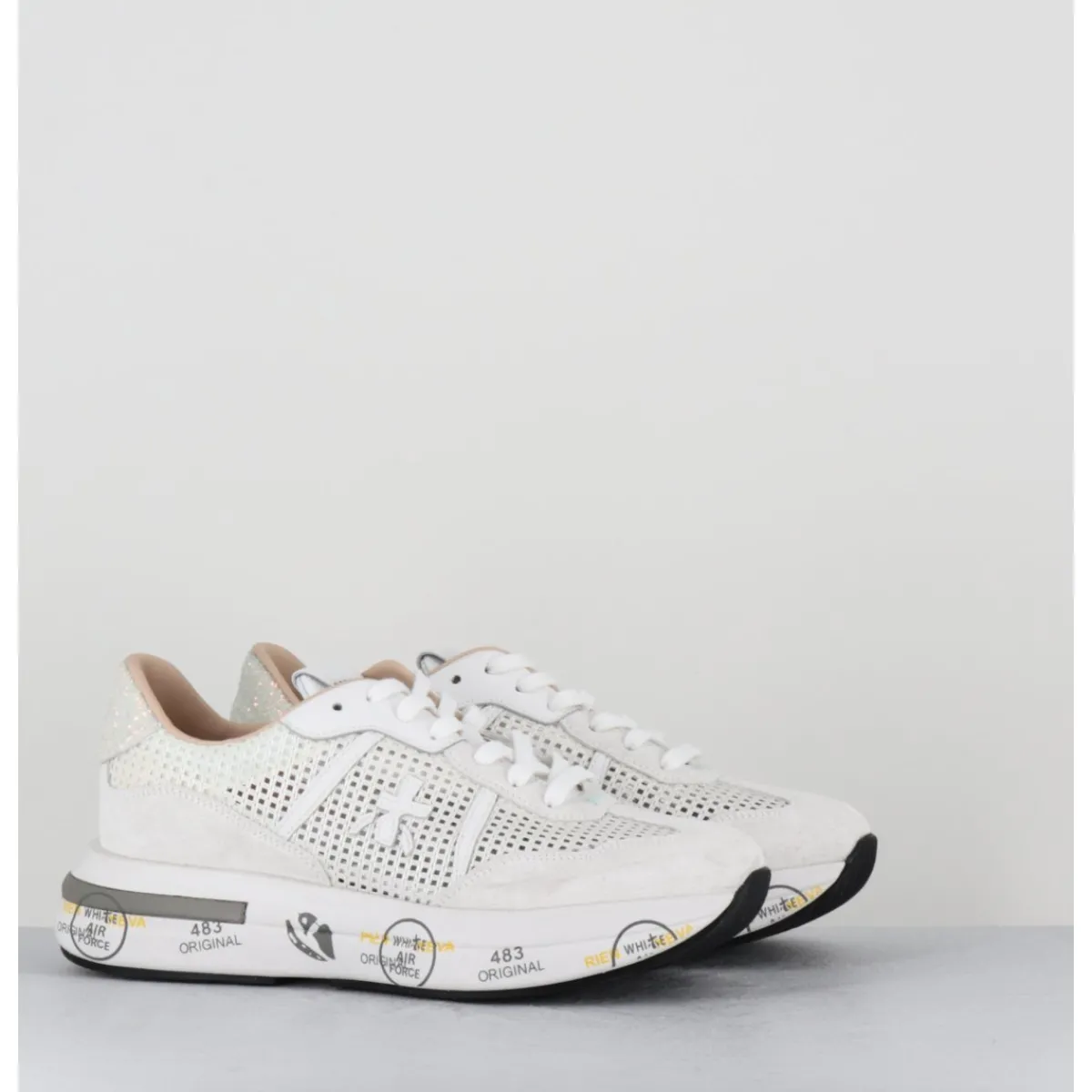 Sneakers^PREMIATA Sneakers ultra légère ajourée hes - CASSIE 6341 BLANC