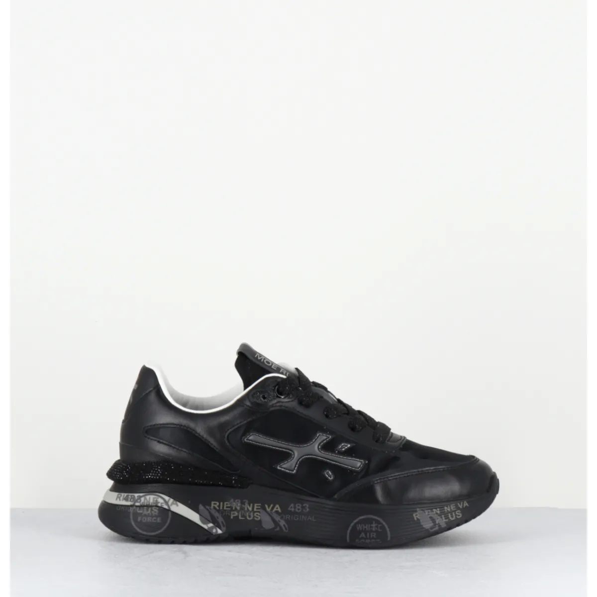 Sneakers^PREMIATA Sneakers ultra light cuir & toile - MOERUND 7058 NOIR