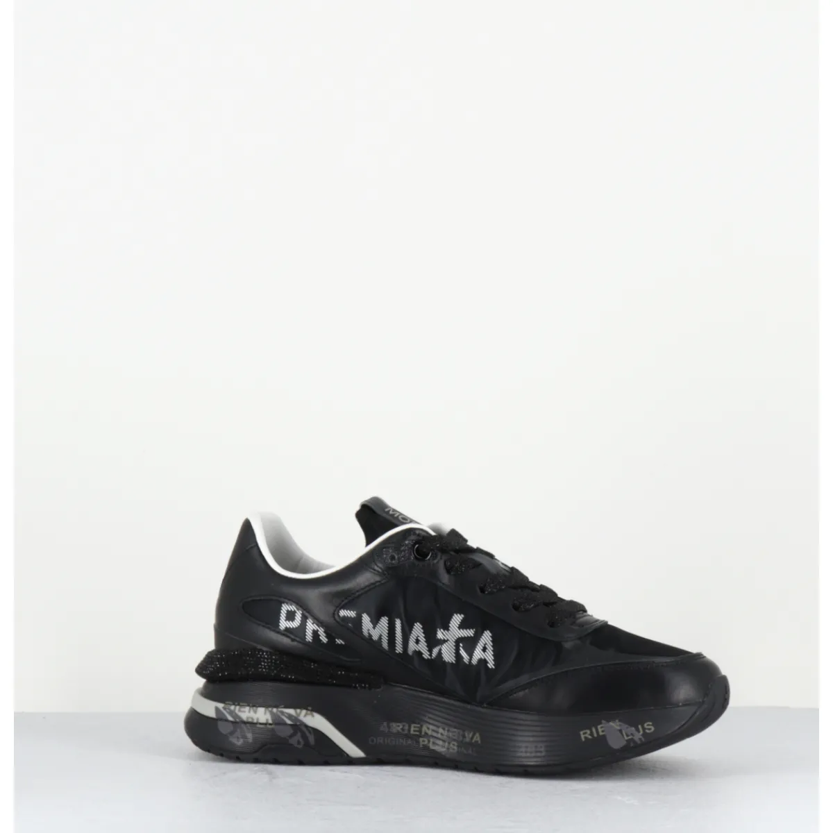 Sneakers^PREMIATA Sneakers ultra light cuir & toile - MOERUND 7058 NOIR