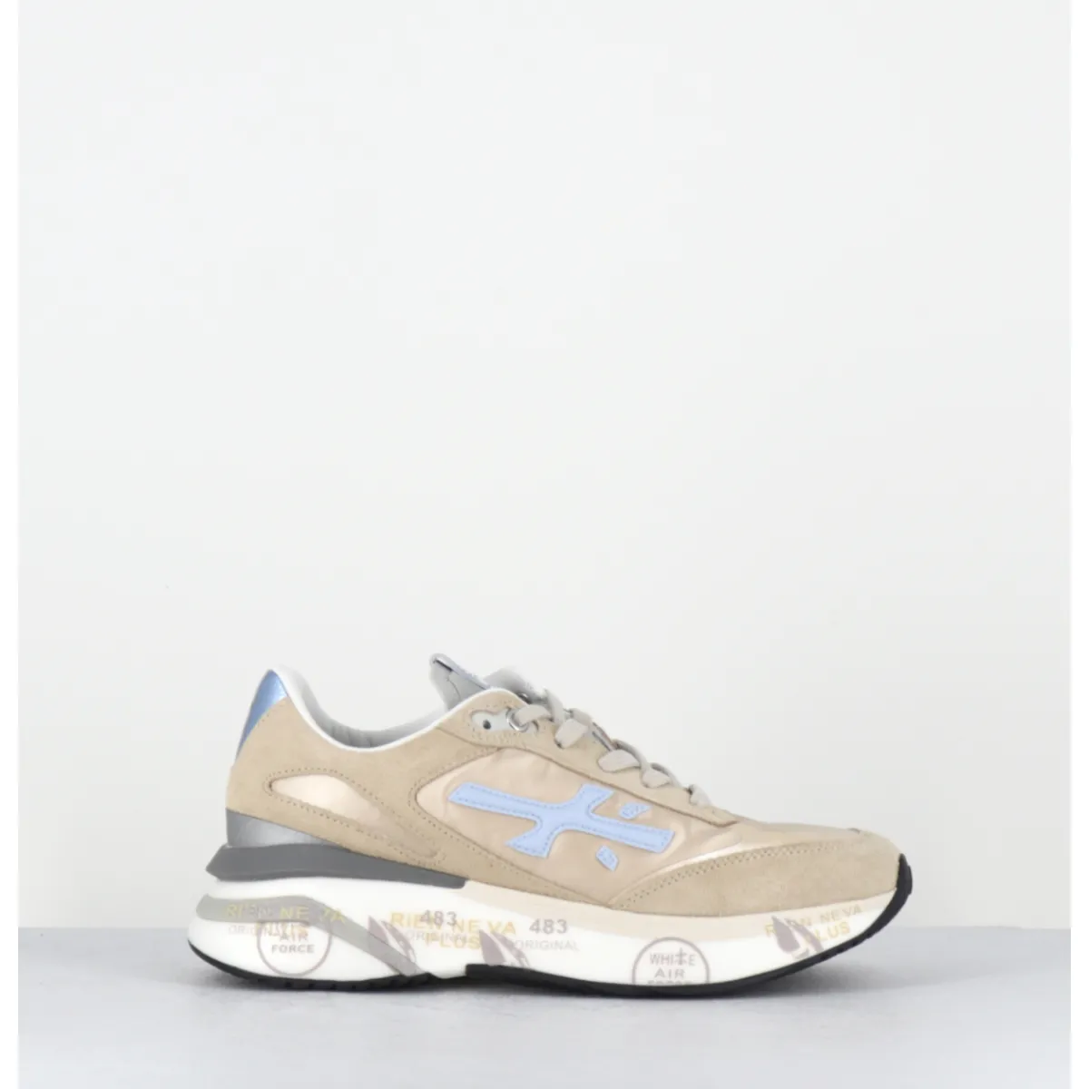 Sneakers^PREMIATA Sneakers ultra light daim & toile - MOERUND 6990 BEIGE