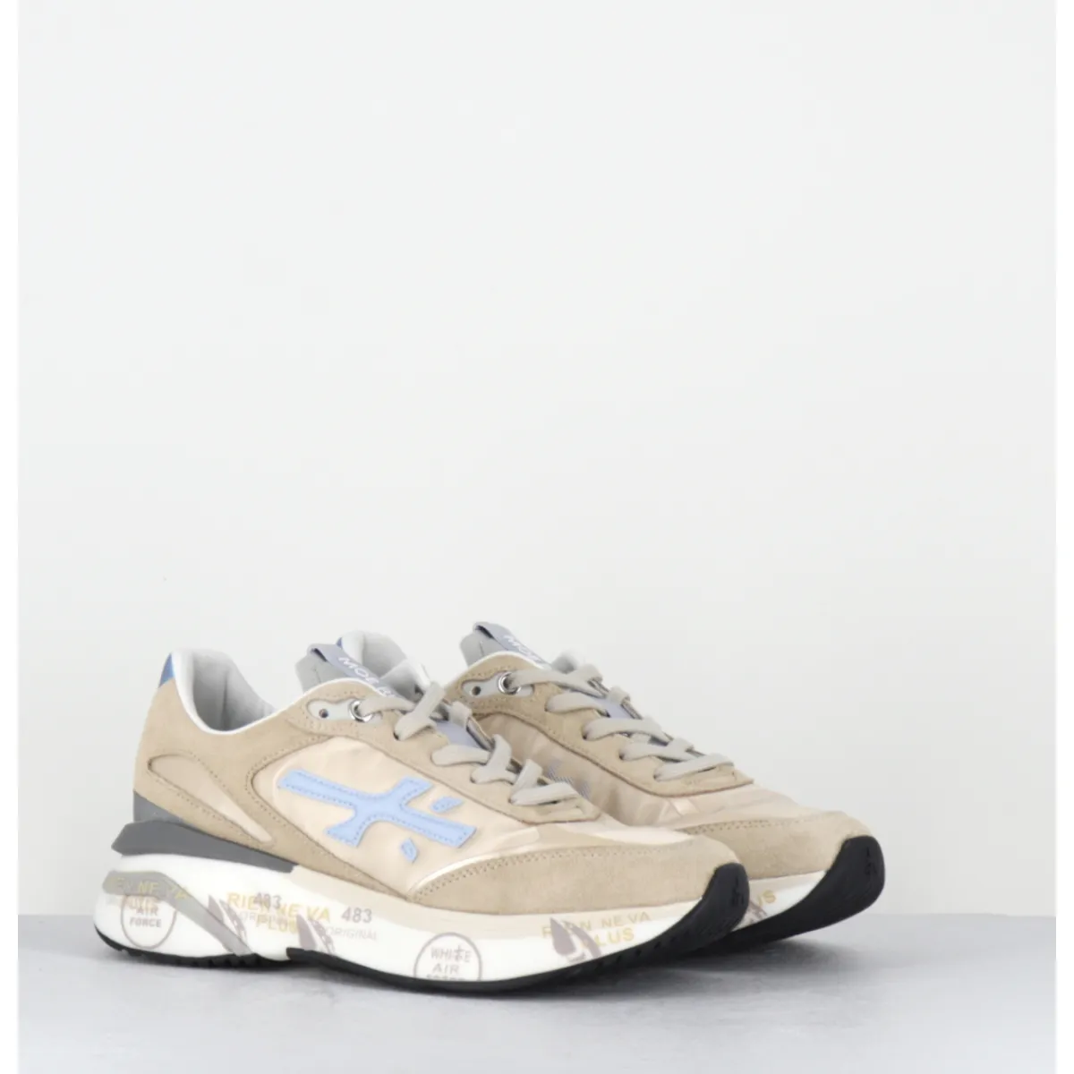 Sneakers^PREMIATA Sneakers ultra light daim & toile - MOERUND 6990 BEIGE