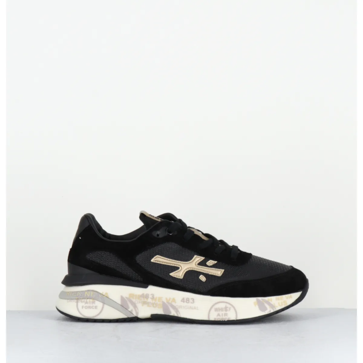 Sneakers^PREMIATA Sneakers ultra light daim & toile - MOERUND 6991 NOIR