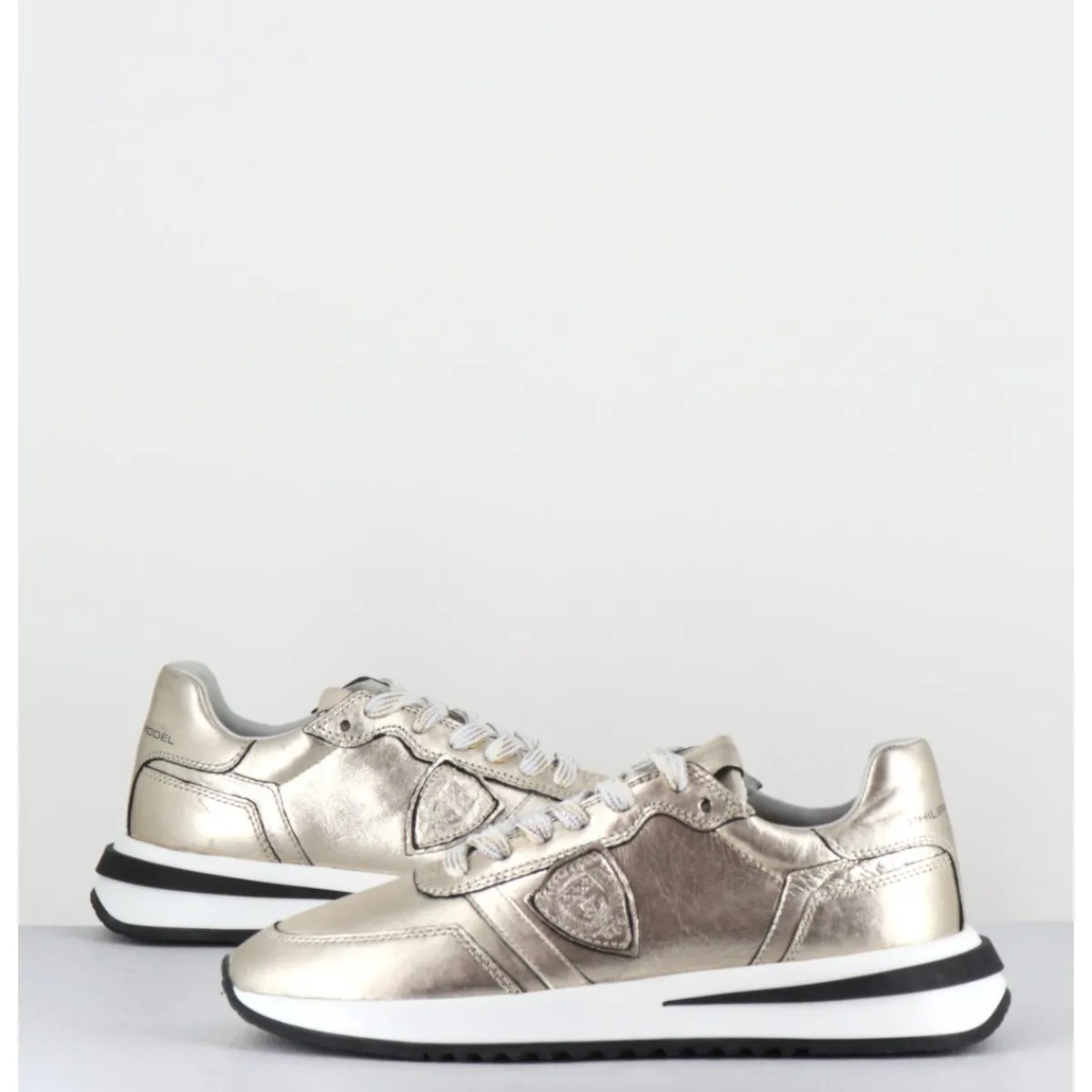 Sneakers^PHILIPPE MODEL TROPEZ 2.1 LOW METAL DORE